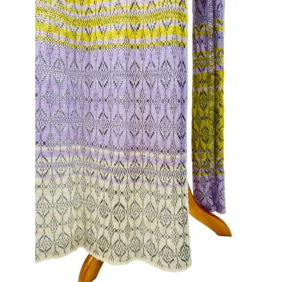 RARE Free People Boho Bell Sleeve & Side Slits Kimono Cardigan - Picture 10 of 16